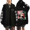Unisex Jujutsu Kaisen Zipper Hoodie