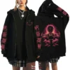 Sukuna Unisex Jujutsu Kaisen Zipper Hoodie
