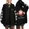 Itadori Jujutsu Kaisen Unisex Zipper Hoodie