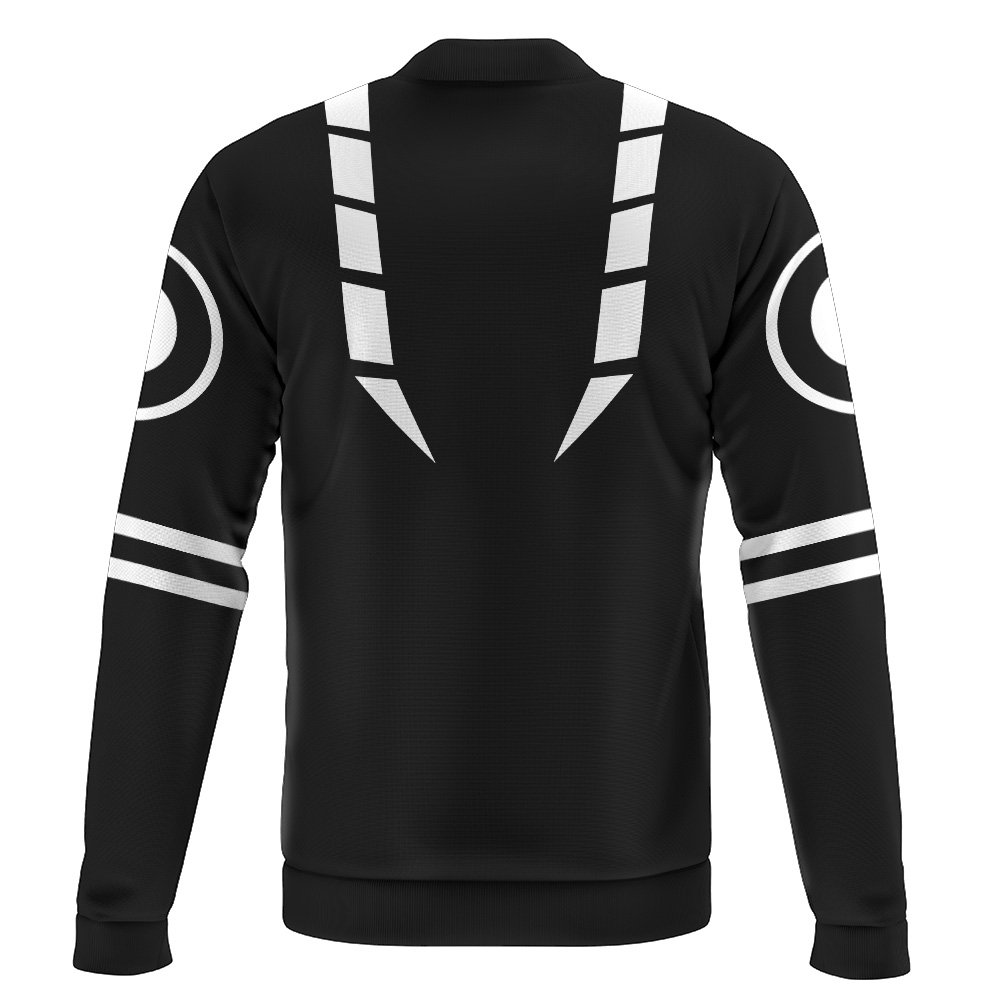 Sukuna White Marks Jujutsu Kaisen Casual Bomber Jacket - Image 2