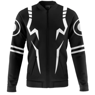 Sukuna White Marks Jujutsu Kaisen Casual Bomber Jacket