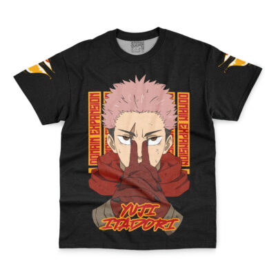 Alternative view of Yuji Itadori Domain Jujutsu Kaisen Streetwear T-Shirt