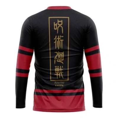 Alternative view of Yuji Itadori Jujutsu Kaisen Hockey Jersey
