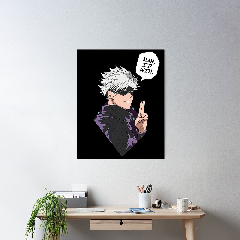 Jujutsu Kaisen Gojo I'd Win Poster - Image 2