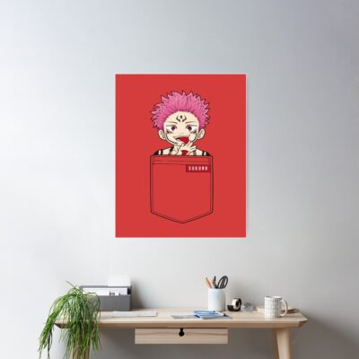 Alternative view of Jujutsu Kaisen Sukuna Pocket Poster