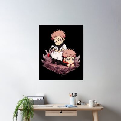 Alternative view of Jujutsu Kaisen Sukuna And Yuji Poster