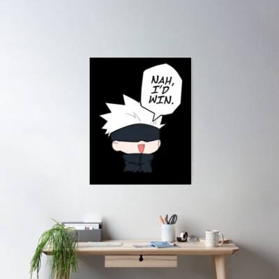 Alternative view of Jujutsu Kaisen Gojo Chibi Poster