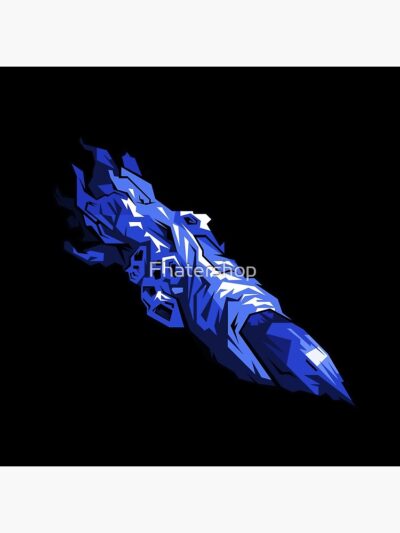 Alternative view of Finger Sukuna Throw Pillow