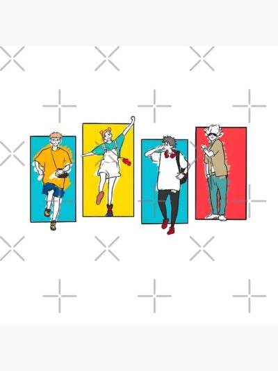 Alternative view of The Funny Squad Throw Pillow