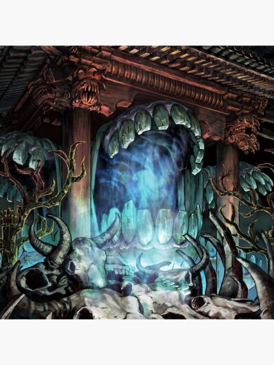 Alternative view of Extension Of Sukuna Territory Throw Pillow