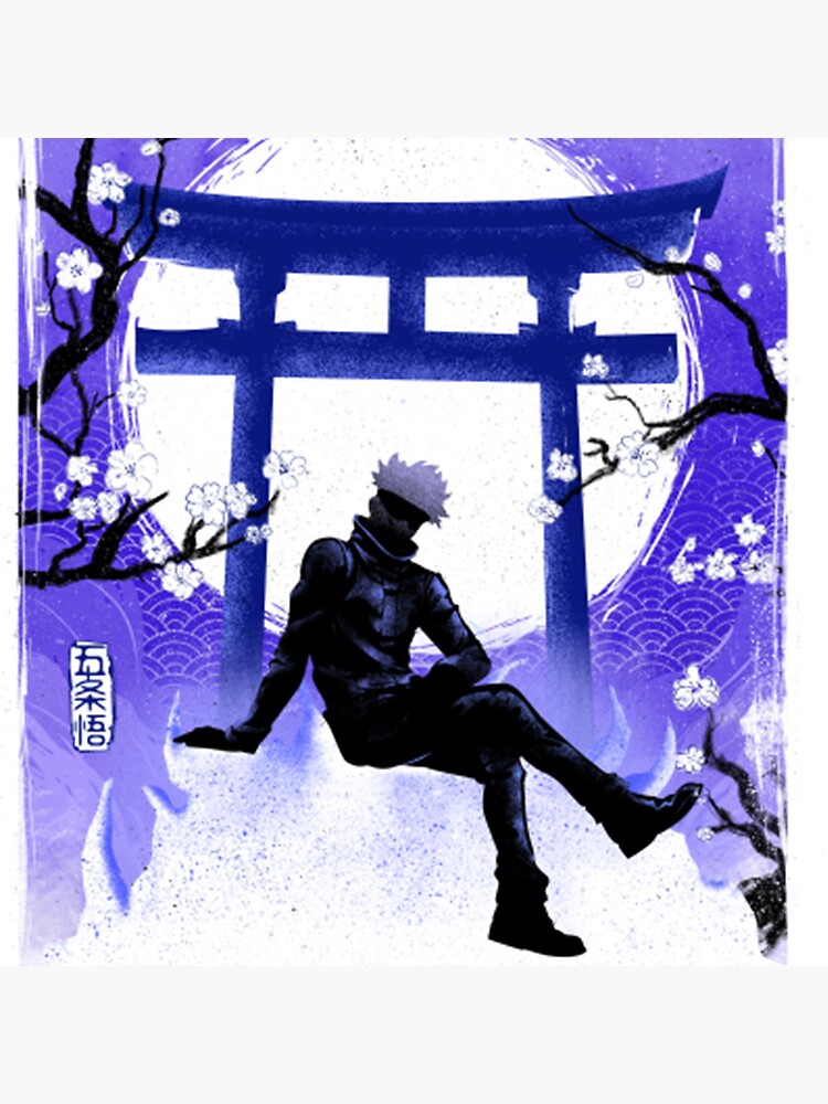 Gojo Temple Jujutsu Kaisen Shower Curtain - Image 2