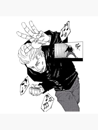 Alternative view of Jujutsu Kaisen Hakari Shower Curtain
