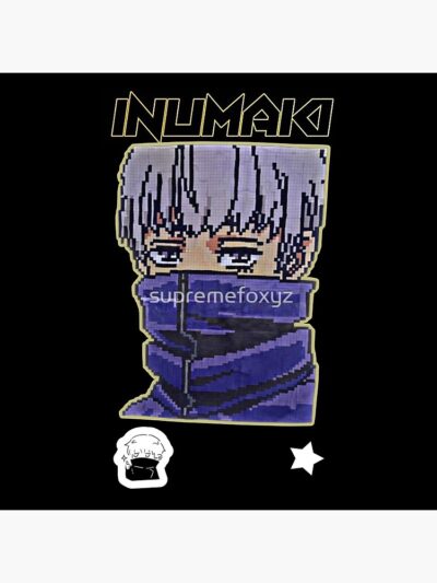 Alternative view of Inumaki Jujutsu Kaisen Shower Curtain