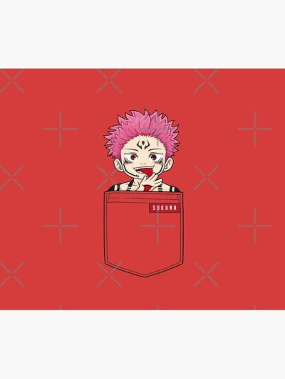 Alternative view of Jujutsu Kaisen Sukuna Pocket Tapestry