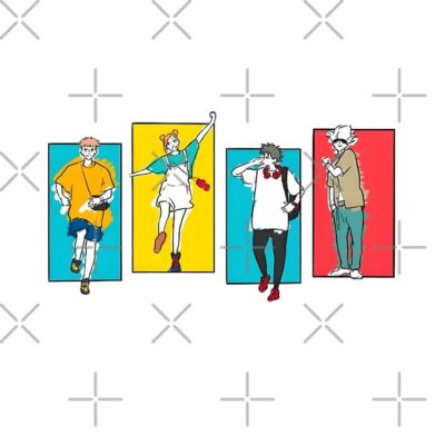 Alternative view of Jujutsu Kaisen The Funny Squad Tote Bag