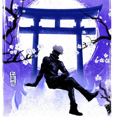 Alternative view of Gojo Temple Jujutsu Kaisen Tote Bag