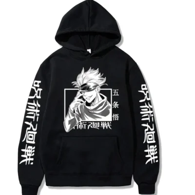 Jujutsu Kaisen Satoru Gojo Fleece Autumn Winter Hoodie