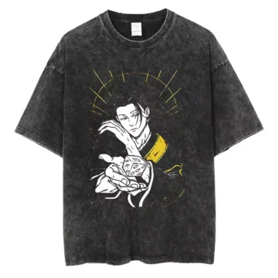Jujutsu Kaisen Geto Suguru Washed T-shirt