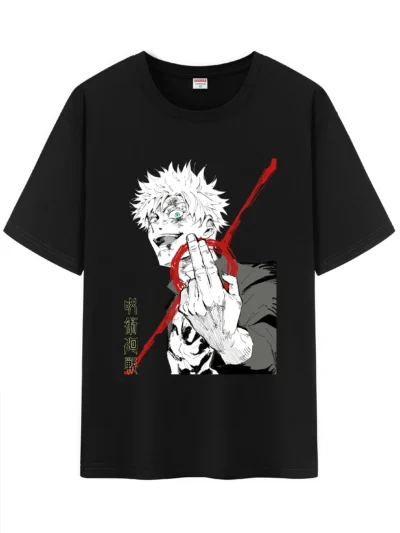 Jujutsu Kaisen Gojo Graphic Short Sleeve T-shirt