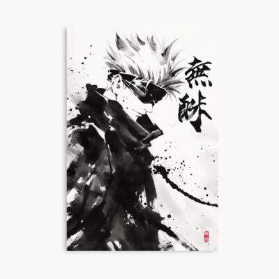Gojo Chad Energy Sumi E Poster