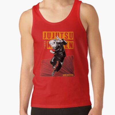 Alternative view of Jujutsu Kaisen Yuji Itadori Tank Top