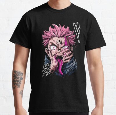 Jujutsu Kaisen Sukuna Print T-Shirt