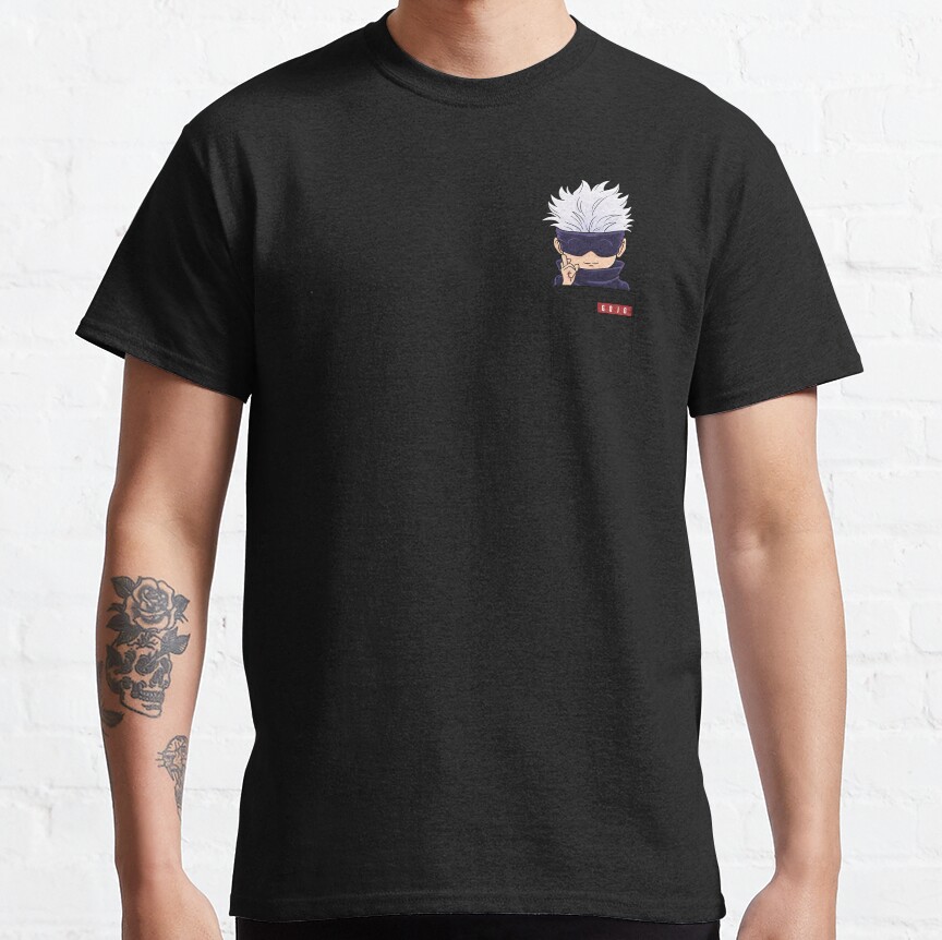 Jujutsu Kaisen Gojo Pocket T-Shirt - Image 6