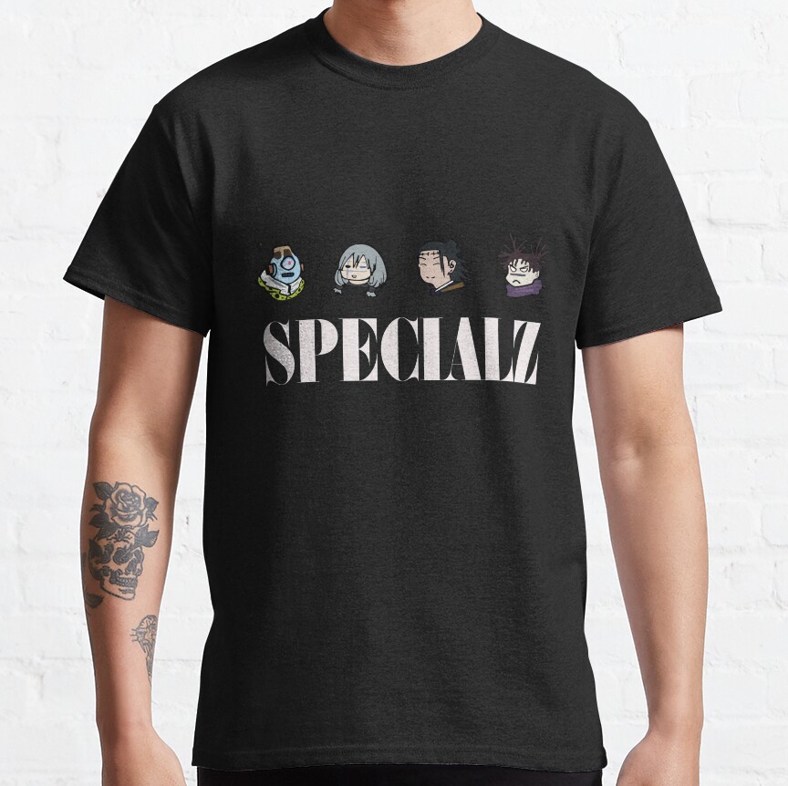 Jujutsu Kaisen Specialz 2 Black And White T-Shirt
