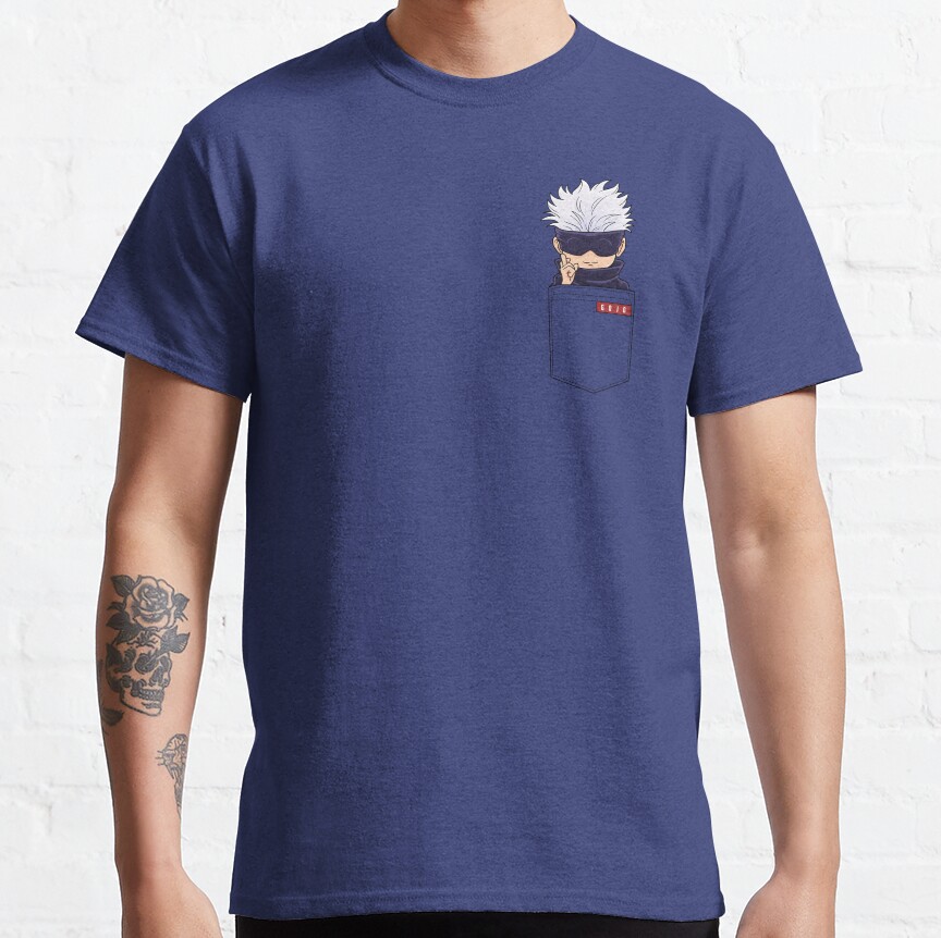Jujutsu Kaisen Gojo Pocket T-Shirt - Image 5
