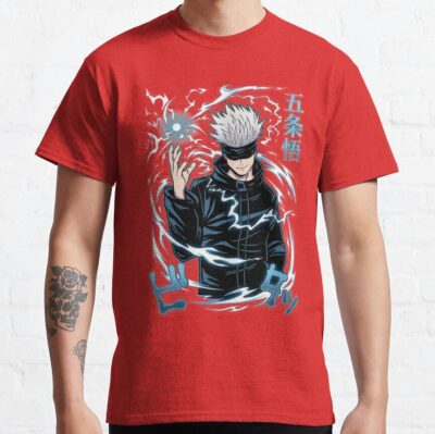Alternative view of Satoru Gojo The Strongest Sorcerer  Jujutsu Kaisen T-Shirt