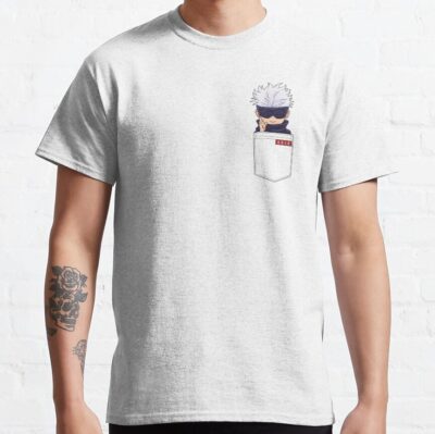 Alternative view of Jujutsu Kaisen Gojo Pocket T-Shirt