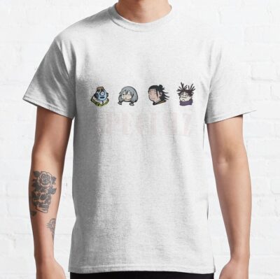 Alternative view of Jujutsu Kaisen Specialz 2 Black And White T-Shirt