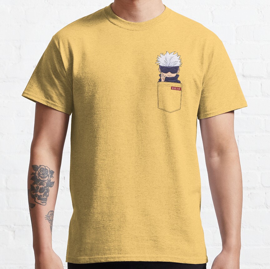 Jujutsu Kaisen Gojo Pocket T-Shirt - Image 3
