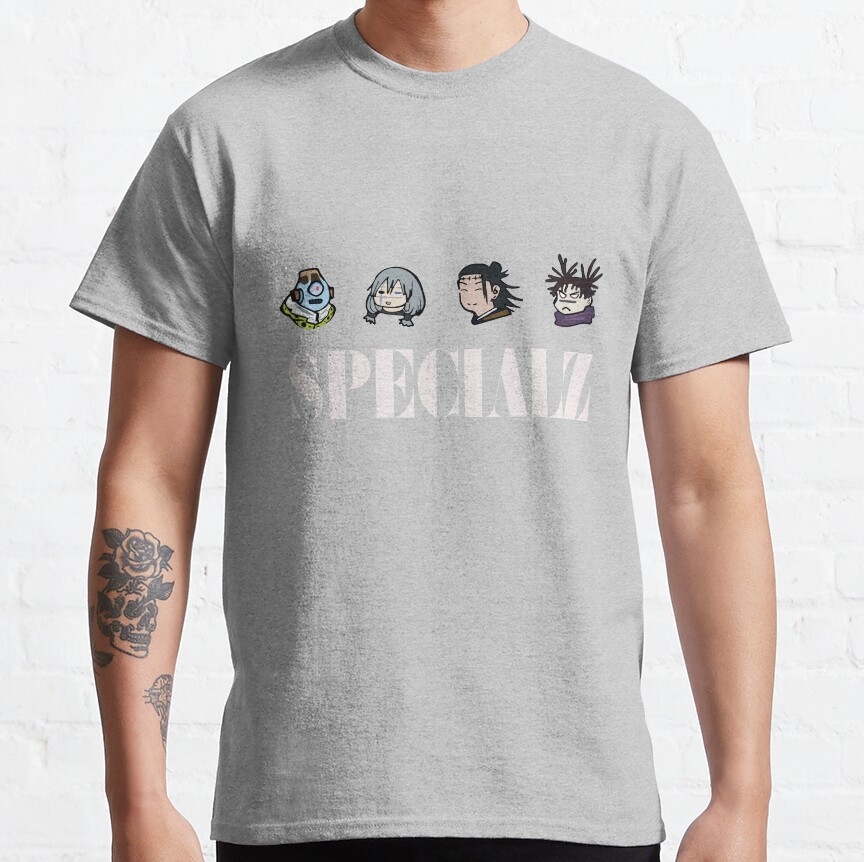 Jujutsu Kaisen Specialz 2 Black And White T-Shirt - Image 4