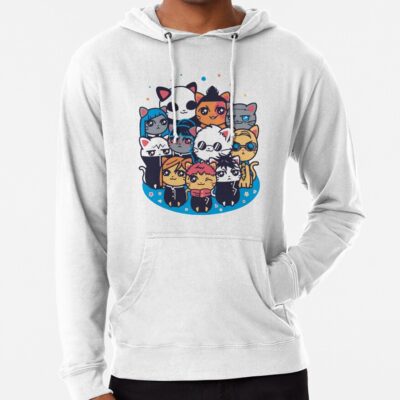 Alternative view of Jujutsu Cat Isen Hoodie