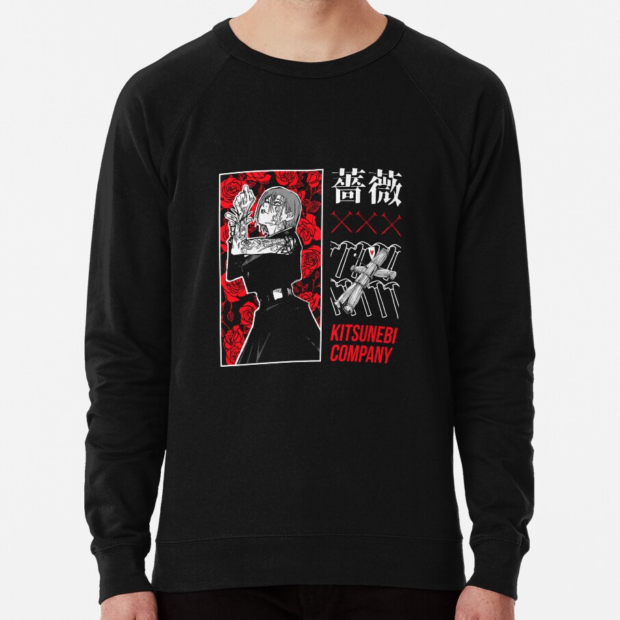 Roses Anime Girl Sweatshirt - Image 4