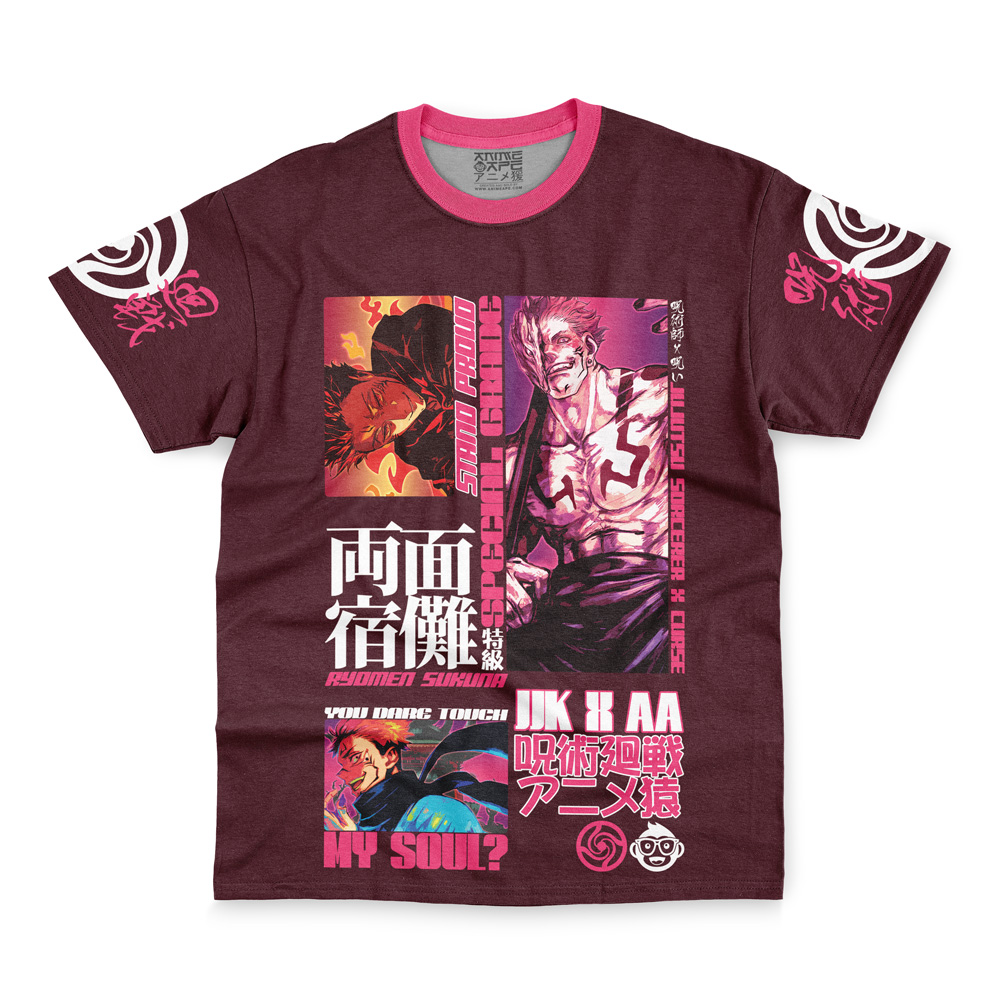 Ryomen Sukuna V2 Jujutsu Kaisen Streetwear T-Shirt - Image 4