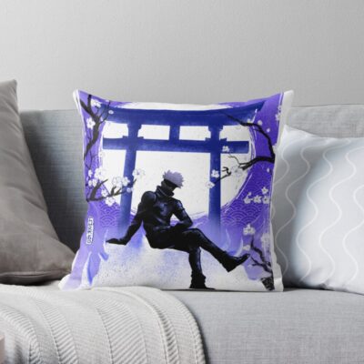 Gojo Temple Throw Pillow