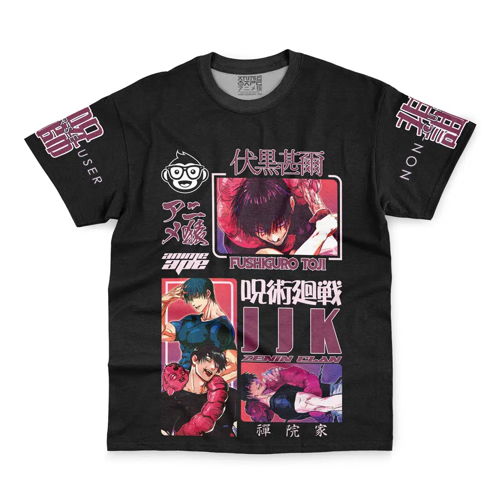 Fushiguro Toji V2 Jujutsu Kaisen Streetwear T-Shirt - Image 4
