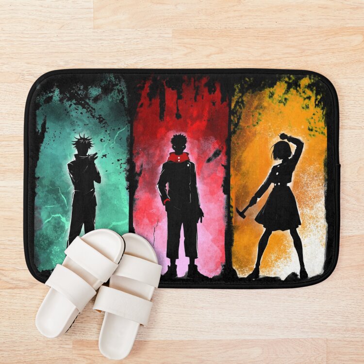 What's Your Curse Jujutsu Kaisen Bath Mat - Image 2