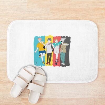 Alternative view of Jujutsu Kaisen The Funny Squad Bath Mat