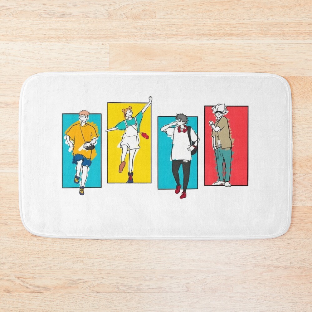 Jujutsu Kaisen The Funny Squad Bath Mat