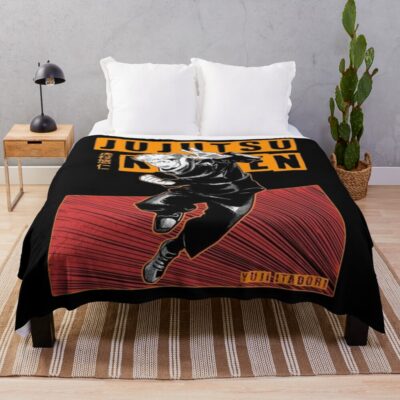 Yuji Itadori Throw Blanket