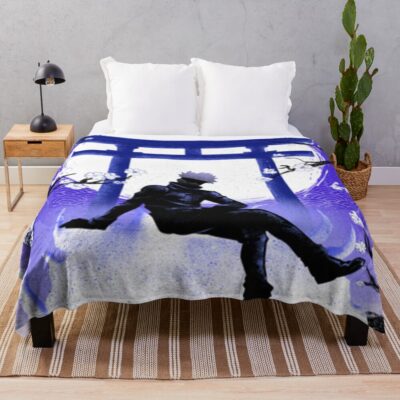 Gojo Temple T Shirt Throw Blanket