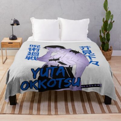 Doodle Okkotsu Throw Blanket