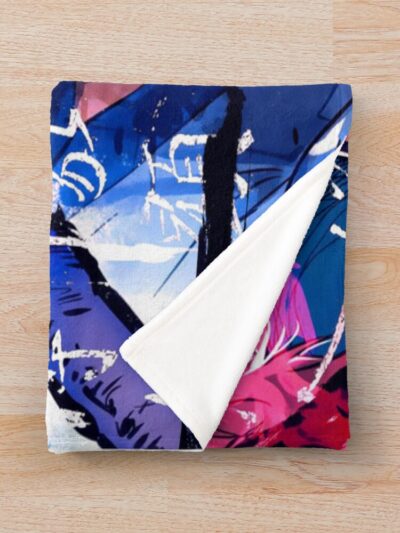 Alternative view of Anime Jujutsu Kaisen Throw Blanket