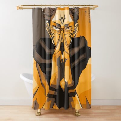 Sukuna Jujutsu Kaisen Shower Curtain