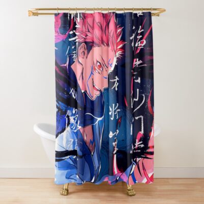 Anime Jujutsu Kaisen Shower Curtain