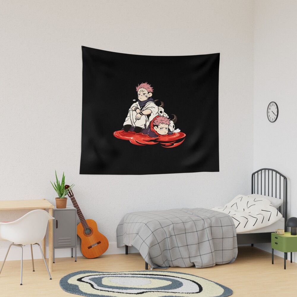 Jujutsu Kaisen Yuji And Sakuna Tapestry